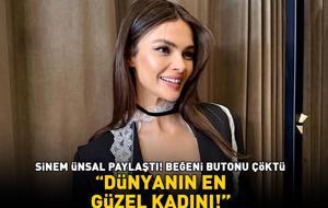 Uzak Şehir'in Alya'sı Sinem Ünsal paylaştı, beğeni butonu çöktü! 'Dünyanın en güzel kadını!'