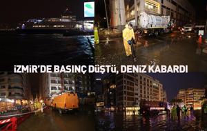 Basınç düştü, deniz kabardı! İzmir'de deniz 85 santim yükseldi