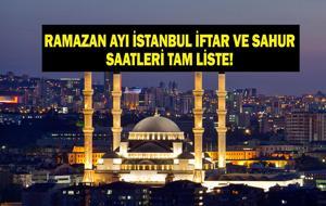İSTANBUL İFTAR SAATİ| 24 Şubat İstanbul'da iftar saat kaçta? İstanbul sahur saati kaç? Diyanet'e göre 30 günlük İstanbul Ramazan imsakiyesi...