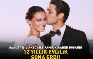12 yıllık evlilik sona erdi! Saadet Işıl Aksoy ile Pamir Kıraner boşandı!