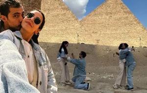 1 Yıllık Aşkta Mutlu Son: Ünlü Oyuncudan Mısır'da Evlilik Teklifi