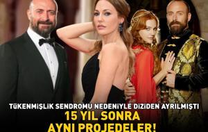 Tükenmişlik sendromu nedeniyle diziden ayrılmıştı! Muhteşem Yüzyıl'ın yıldızları Halit Ergenç ile Meryem Uzerli 15 yıl sonra aynı projede