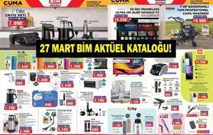 BİM 27 Mart 2026 Aktüel Kataloğu Yayında! Bu Hafta BİM'de Hangi Ürünler İndirimde? Fakir Çeyiz Seti, Yemek Takımı, Elektronik Ürünler Raflarda
