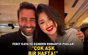 Uzak Şehir'in Demir'i Ferit Kaya ve eşinden romantik pozlar: 'Çok aşk bir hafta!'