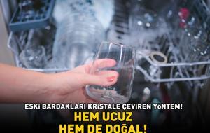 Hem ucuz hem doğal! Eski bardakları kristale çeviren yöntem! Herkesin evinde bulunan malzemelerle etkili sonuç! 10-15 dakika bekletmek yetiyor