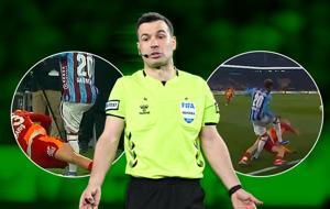 Trabzonspor - Galatasaray maçının tartışmalı pozisyonları! Barış Alper Yılmaz kırmızı kart görmeli miydi?