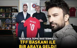 Milli Takım için yeni marş heyecanı! Tarkan'a tepki göstermişti! Sinan Akçıl'dan TFF Başkanı İbrahim Ethem Hacıosmanoğlu'na ziyaret