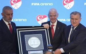 Infantino, FIFA Arena projesinin Türkiye etabının resmi açılışına katıldı