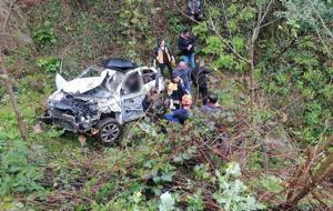 Ordu'da baba ve öğretmen kızını hayattan koparan feci kaza
