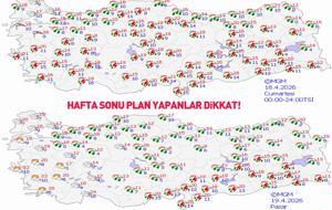  Sarı ve turuncu kodlu uyarı alarmı!