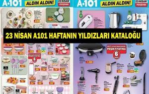 23 NİSAN A101 HAFTANIN YILDIZLARI KATALOĞU: A101 Aldın Aldın 23 Nisan 2026 Aktüel Kataloğu Yayımlandı! Philips ve Samsung TV’ler, Motosiklet, Ev Aletleri...
