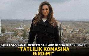 Uzak Şehir'in Nare'si Sahra Şaş sanal medyayı salladı! Beğeni butonu çöktü: 'Tatlılık komasına girdim'