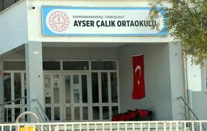 Ayser Çalık Ortaokulu'nda sessiz 23 Nisan