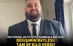 Değişimin böylesi! Tam 89 kilo verdi! Tek fiziksel aktiviteyle bambaşka biri oldu