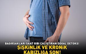 Şişkinlik ve kronik kabızlığa son! Gece yatmadan önce 1 kaşık tüketmek yetiyor! Bağırsakları saat gibi çalıştıran doğal detoks