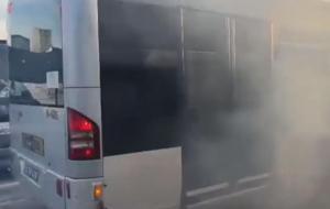  Metrobüste çıkan yangın paniğe neden oldu