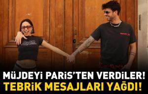 Serkay Tütüncü ve Zeynep Bastık evleniyor! Müjdeyi Paris'ten verdiler!