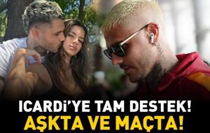 Aşkta ve maçta! China Suarez'den Galatasaray'ın yıldızı Mauro Icardi'ye tam destek!