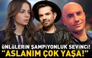 4. Kez Üst Üste Gelen Zafer! Süper Lig'de Şampiyon Galatasaray! Ünlülerden Kutlama Mesajları: 'Aslanım Çok Yaşa!'