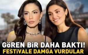 Eşref Rüya'nın Nisan'ı Demet Özdemir ve Hande Erçel'e bakın! Cannes Film Festivali'ne damga vurdular!