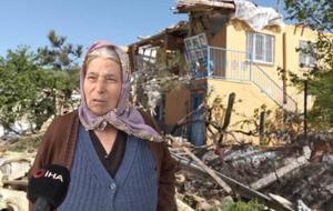 Çorum'daki hortum köyü yıkıp geçti! Deprem oldu zannettim