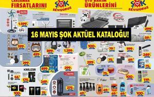 ŞOK 16 Mayıs 2026 Aktüel Kataloğu Yayınlandı! Oto Bakımdan Ev Eşyasına İşte ŞOK 16 Mayıs Haftanın Fırsat Ürünleri