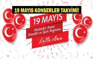 19 MAYIS KONSERLERİ 2026: 19 Mayıs Atatürk'ü Anma, Gençlik ve Spor Bayramı Kutlamaları Nerede Yapılacak? İstanbul, Ankara, İzmir, Eskişehir, Bursa...