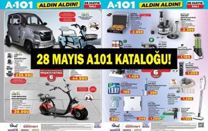 28 MAYIS A101 KATALOĞU 2026 YAYINDA! A101 28 Mayıs Aktüel Ürünler Kataloğunda Neler Var? Elektrikli Araçtan TV’ye Dev İndirim: Aldın Aldın Listesinde Yok Yok