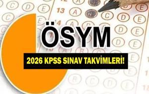 ÖSYM SINAV TAKVİMİ 2026: KPSS 2026 Başvuru ve Sınav Tarihleri Açıklandı mı? KPSS Başvuruları Ne Zaman Başlıyor? ÖSYM Sınav Takviminde Değişikliğe Gitti!