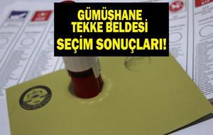 GÜMÜŞHANE TEKKE SEÇİM SONUÇLARI 2026: Tekke seçim sonuçları ne zaman belli olacak? Oy verme işlemi ne zaman bitecek? Gümüşhane Tekke seçim sonuçları canlı takip...