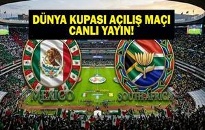 MEKSİKA–GÜNEY AFRİKA MAÇI CANLI İZLE: 2026 Dünya Kupası Meksika–Güney Afrika Maçı Ne Zaman, Saat Kaçta, Hangi Kanalda? Dünya Kupası Açılış Maçı Heyecanı!