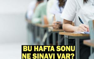 BU HAFTA SONU (YARIN) NE SINAVI VAR? 13 Haziran Cumartesi - 14 Haziran Pazar 2026 Sınav Takvimi