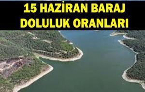 BARAJ DOLULUK ORANLARI 15 HAZİRAN: İstanbul, Ankara, İzmir, Bursa baraj doluluk oranları nedir? Ömerli, Akyar, Ürkmez barajı son durum