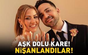 NİŞANLANDILAR! Derya Uluğ ile Asil Gök'ün mutlu günü