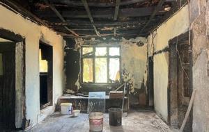 Alevlerin geride bıraktığı acı tablo