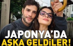 Uzak Şehir'in Alya'sı Sinem Ünsal ile sevgilisi Berk Cankat'a bakın! JAPONYA'DA AŞKA GELDİLER!