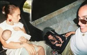 İlk kez anne olmuştu! Bestemsu Özdemir oğlu Sarp Marco’nun yeni fotoğrafını paylaştı