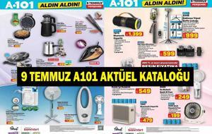 A101 AKTÜEL KATALOG 9 TEMMUZ 2026 YAYINLANDI: A101 Aldın Aldın 9 Temmuz Kataloğunda Yok Yok! Kamp Ürünleri, Elektronik Ürünler, Çay Makinesi, Vantilatör, Termos ve Daha Fazlası...
