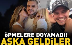 ÖPMELERE DOYAMADI! Mauro Icardi ile China Suarez aşka geldi