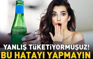 Maden suyu içen herkes bu hataya düşüyor! Meğer yanlış yapıyormuşuz
