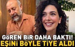 Gören bir daha baktı! Bergüzar Korel, eşi Halit Ergenç'i tiye aldı: 'Her yere litrelerce sıvı ile gidiyoruz'