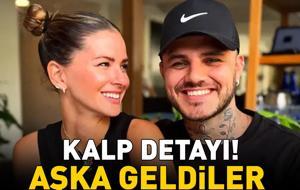 Galatasaray'a veda etmişti! KALP DETAYI! Mauro Icardi ile China Suarez aşka geldi!