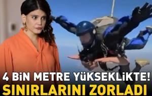 Kızılcık Şerbeti'nin Nilay'ı Feyza Civelek 4000 metre yükseklikte! SINIRLARINI ZORLADI