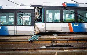 Hollanda'da iki tramvay çarpıştı: 15 yaralı