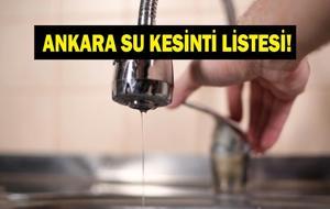 ASKİ ANKARA SU KESİNTİSİ 27 TEMMUZ! ASKİ Ankara Su Kesintisi Ne Zaman Bitecek? Altındağ ve Mamak'ta Sular Ne Zaman Gelecek?