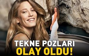 Mert Demir'in büyük aşkı Serenay Sarıkaya'ya bakın! Tekne tatilinden kareleri sanal medyayı salladı