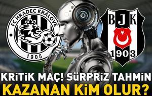 HRADEC KRALOVE - BEŞİKTAŞ MAÇI KAÇ KAÇ BİTER? Yapay zekadan UEFA Avrupa Ligi 3. eleme turu karşılaşması için sürpriz skor tahmini