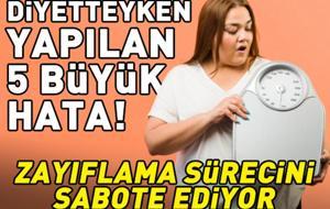 Zayıflama sürecini sabote ediyor! Diyetteyken yapılan 5 büyük hata