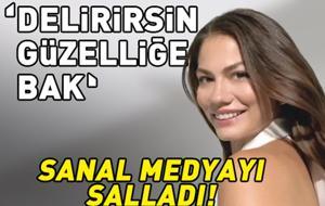 Eşref Rüya'nın Nisan'ıydı! Demet Özdemir sanal medyayı salladı: 'Delirirsin güzelliğe bak'