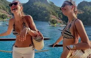 Bergüzar Korel’den Tatil Pozları! 4 Ayda Verdiği 20 Kilo Dikkat Çekti